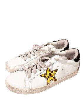 Golden Goose Zhuocaizi Women's Size 37 White Super Star Sneakers Star GGDB